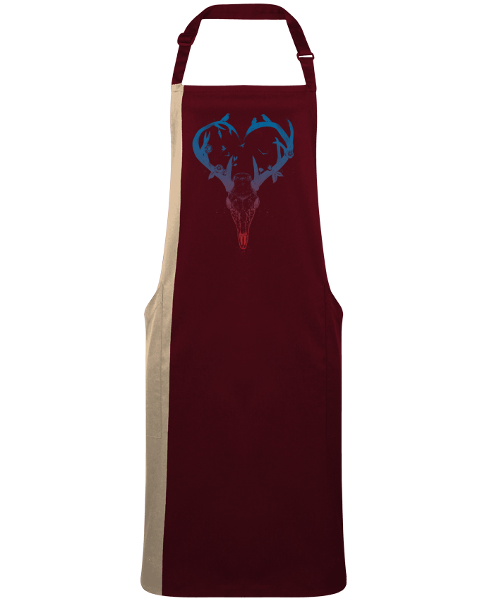 Two-tone long Apron Never ending love by  Balàzs Solti