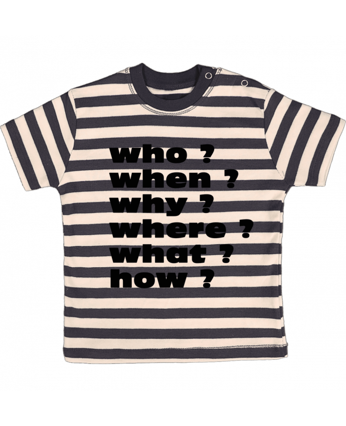 T-shirt baby with stripes Questions by Les Caprices de Filles