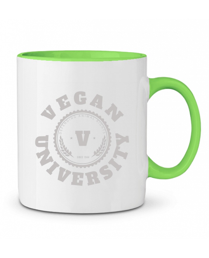Mug bicolore Vegan University Les Caprices de Filles