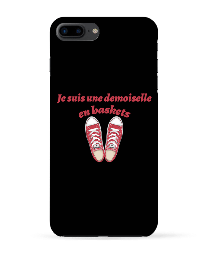 Case 3D iPhone 7+ Je suis une demoiselle en baskets by tunetoo