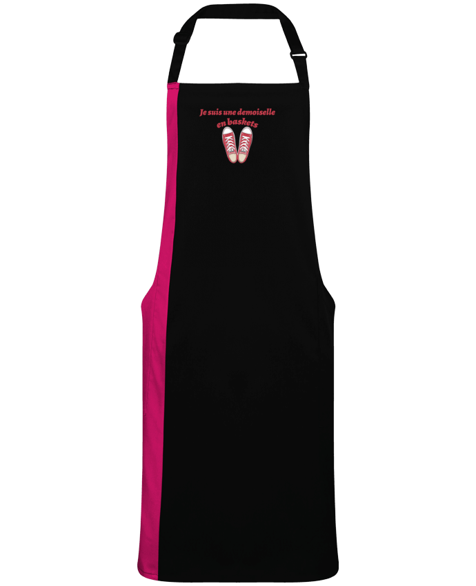 Two-tone long Apron Je suis une demoiselle en baskets by  tunetoo