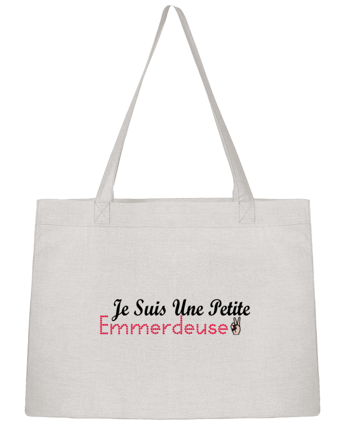 Shopping tote bag Stanley Stella Je suis une petite Emmerdeuse by tunetoo