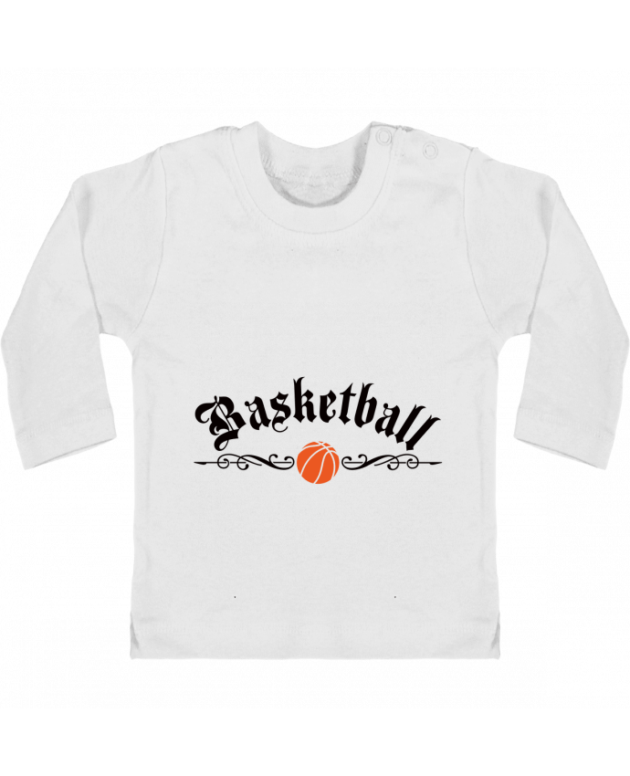 T-shirt bébé Basketball manches longues du designer Freeyourshirt.com