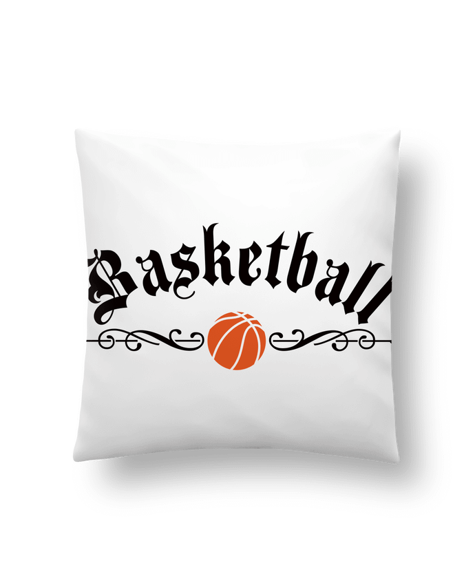 Cushion synthetic soft 45 x 45 cm Basketball by Freeyourshirt.com