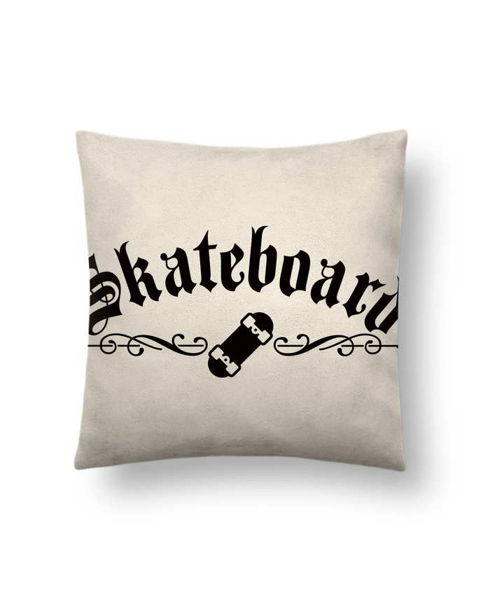 Coussin suédine Skateboard par Freeyourshirt.com