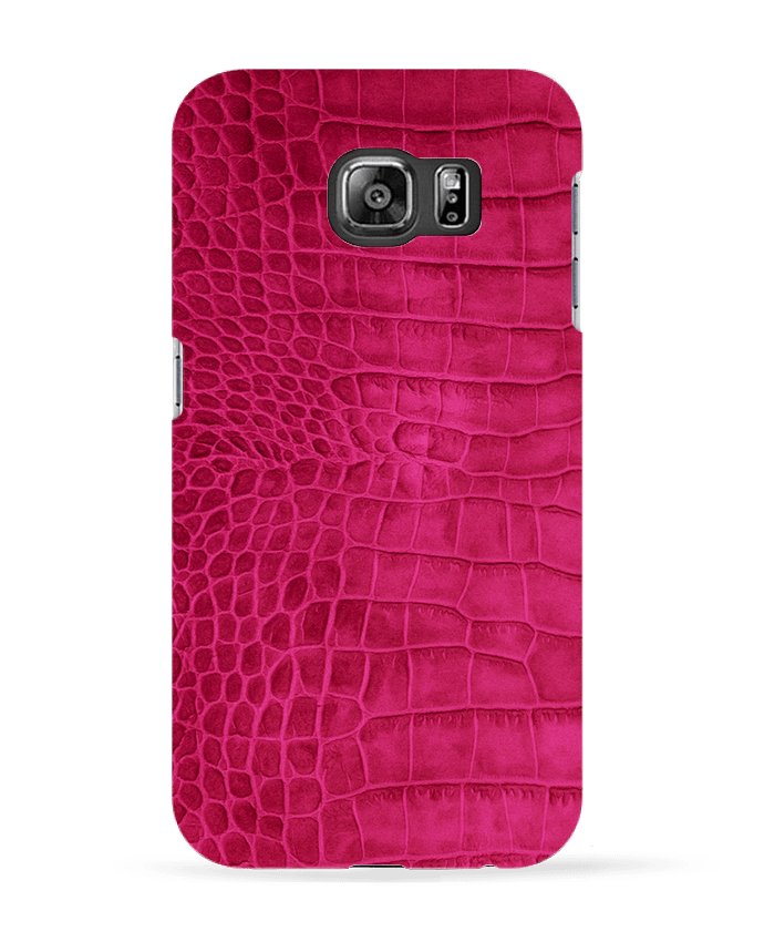 Coque Samsung Galaxy S6 Croco (cerise) - Les Caprices de Filles