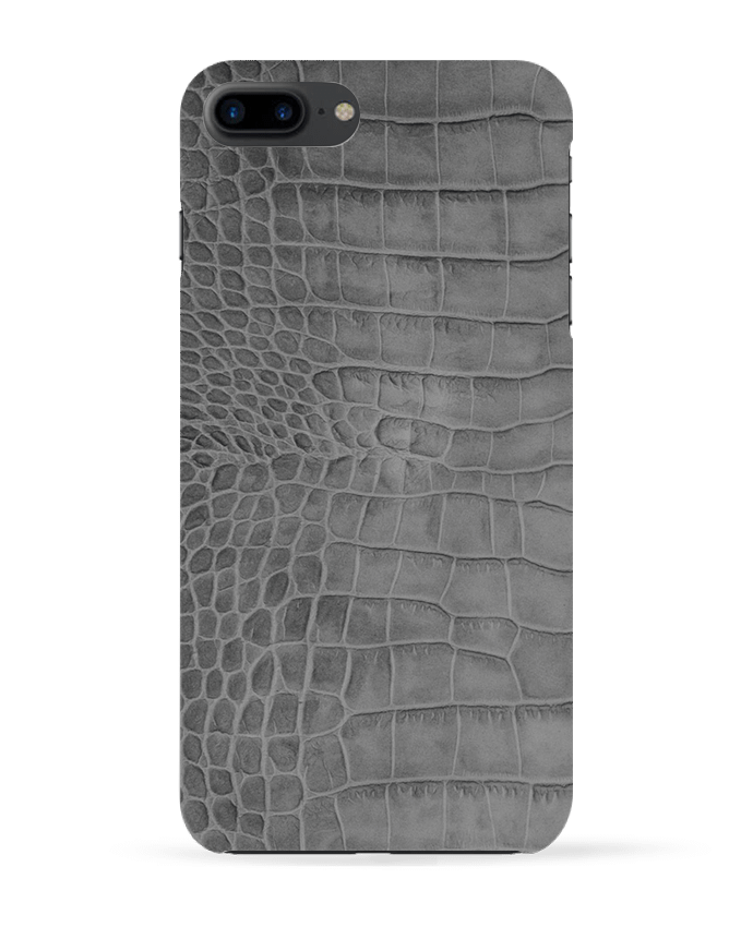 Case 3D iPhone 7+ Croco gris by Les Caprices de Filles