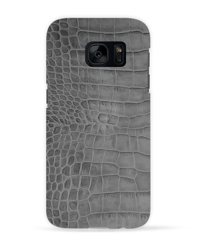 Coque 3D Samsung Galaxy S7  Croco gris par Les Caprices de Filles