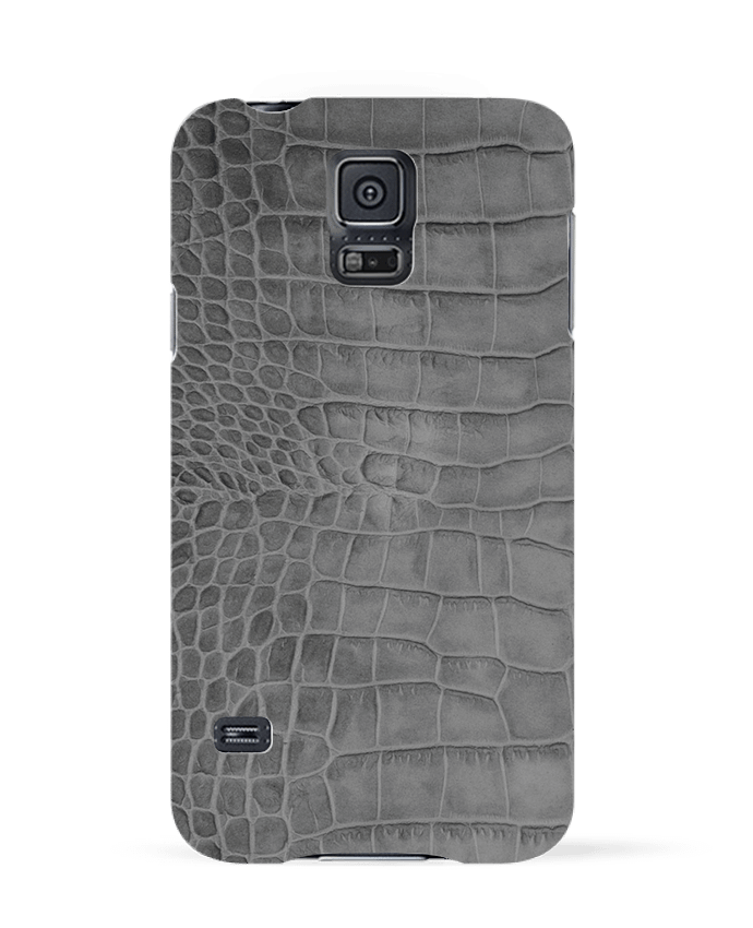 Coque Samsung Galaxy S5 Croco gris par Les Caprices de Filles