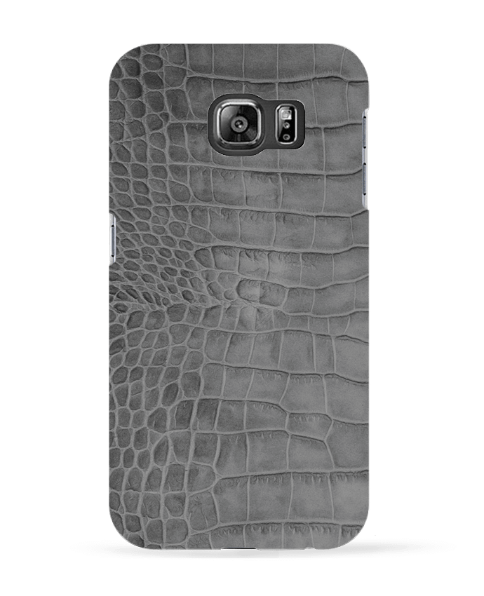 Case 3D Samsung Galaxy S6 Croco gris - Les Caprices de Filles