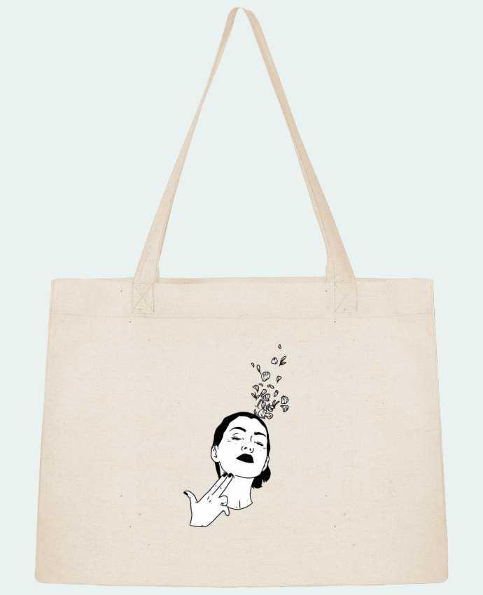 Shopping tote bag Stanley Stella Flower suicide by tattooanshort