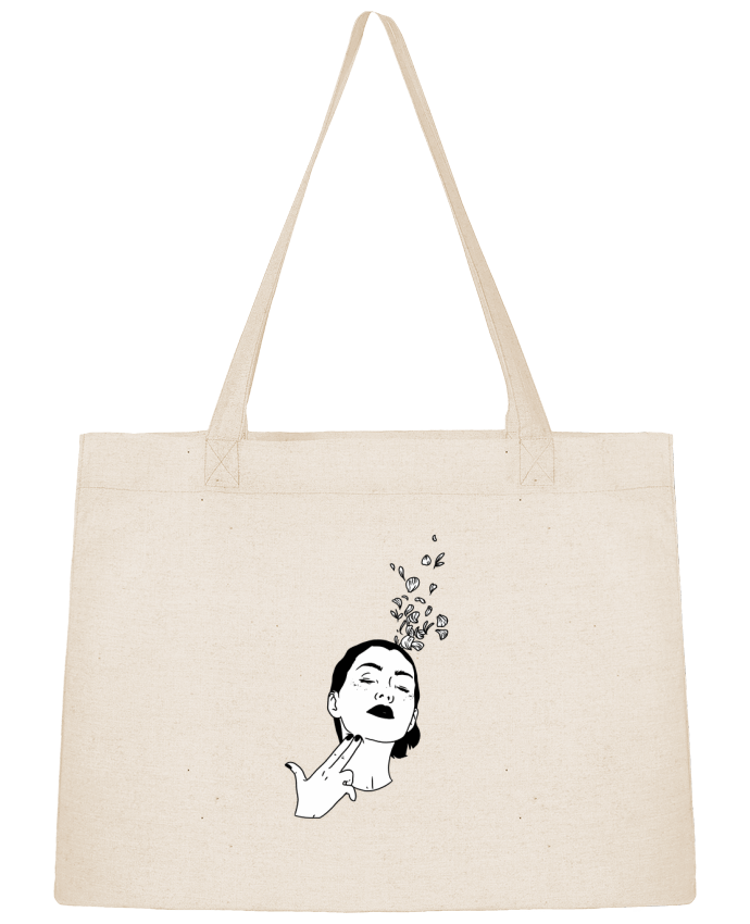 Shopping tote bag Stanley Stella Flower suicide by tattooanshort