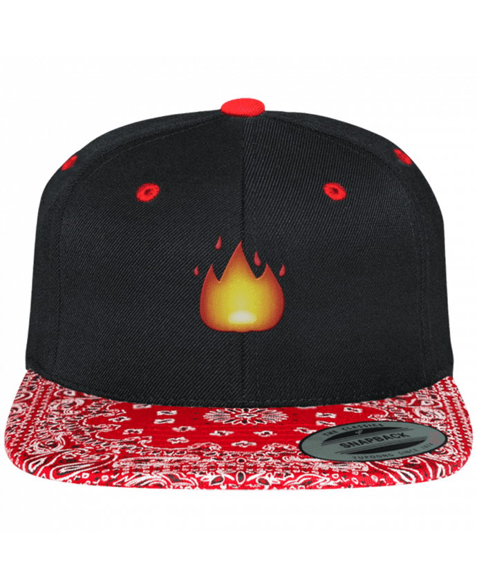 Snapback Cap pattern Fire by tunetoo by tunetoo