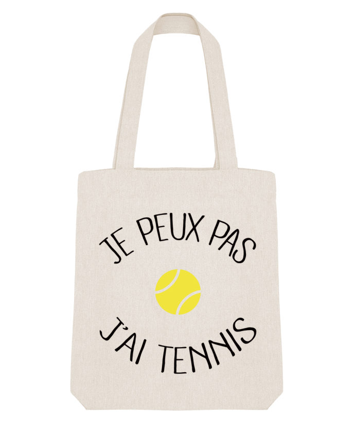 Tote Bag Stanley Stella Je peux pas j'ai Tennis by Freeyourshirt.com 