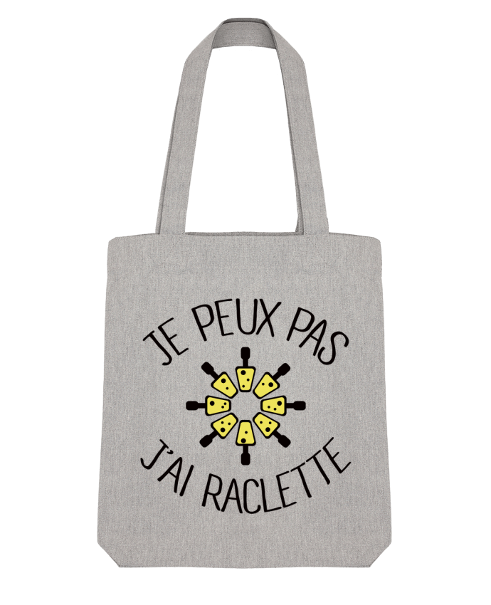 Tote Bag Stanley Stella Je peux pas j'ai Raclette by Freeyourshirt.com 