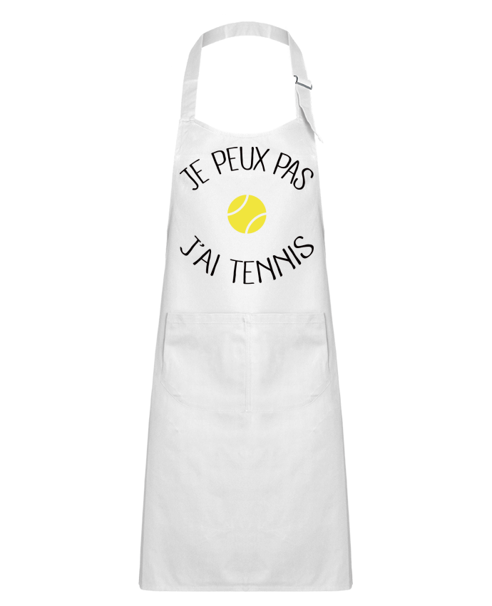 Tablier Enfant Je peux pas j'ai Tennis par Freeyourshirt.com