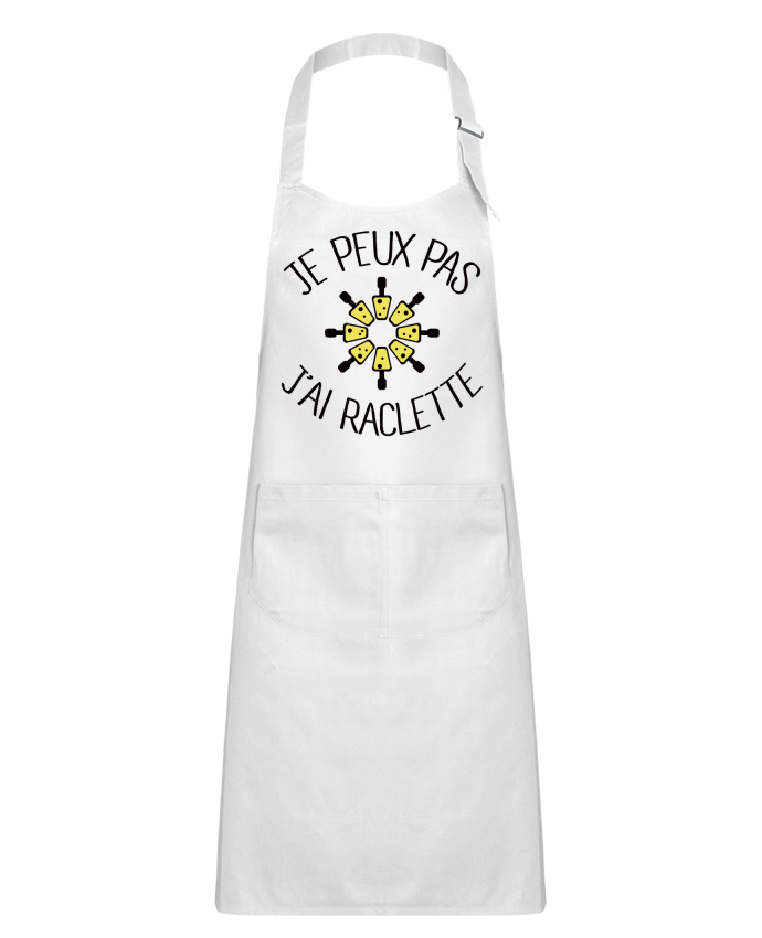Tablier Enfant Je peux pas j'ai Raclette par Freeyourshirt.com