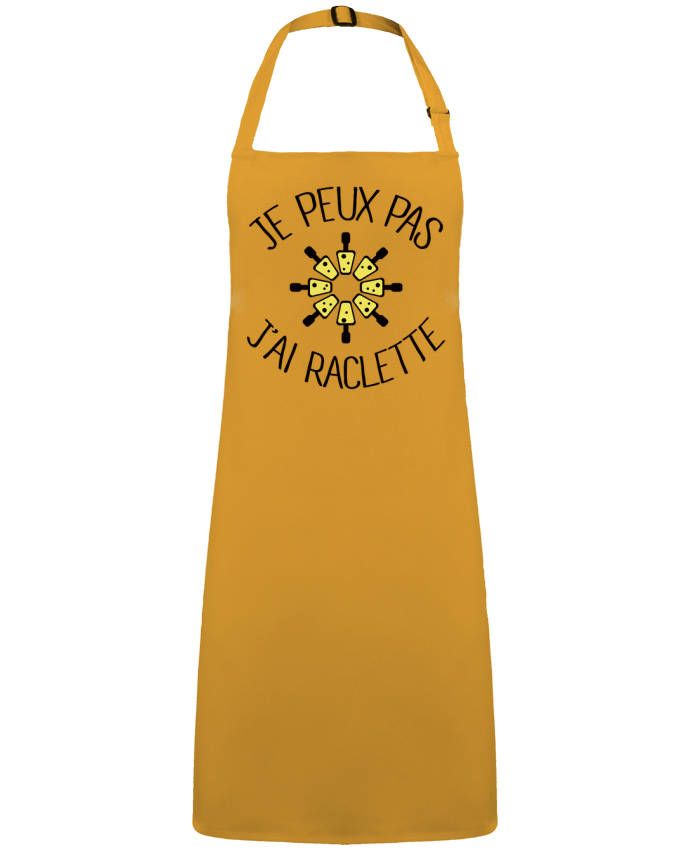 Tablier Je peux pas j'ai Raclette par  Freeyourshirt.com