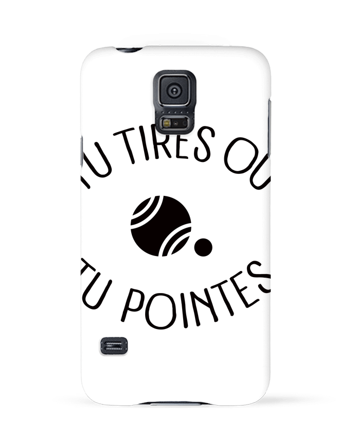 Coque Samsung Galaxy S5 Tu Tires Ou Tu Pointes par Freeyourshirt.com