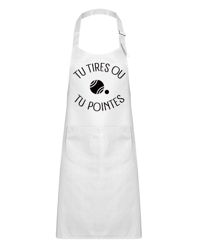 Tablier Enfant Tu Tires Ou Tu Pointes par Freeyourshirt.com
