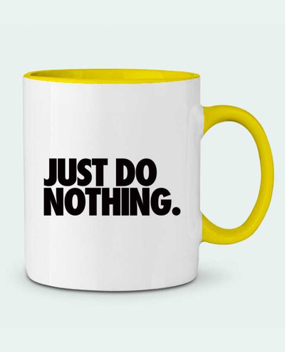 Mug bicolore Just Do Nothing Freeyourshirt.com