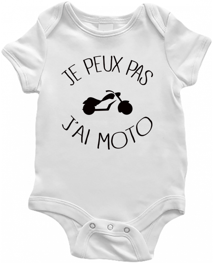 Body Bebé Je Peux Pas J'ai Moto por Freeyourshirt.com