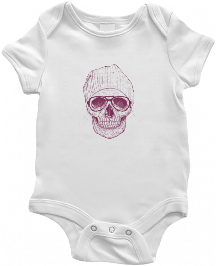 Body bébé Cool Skull par Balàzs Solti