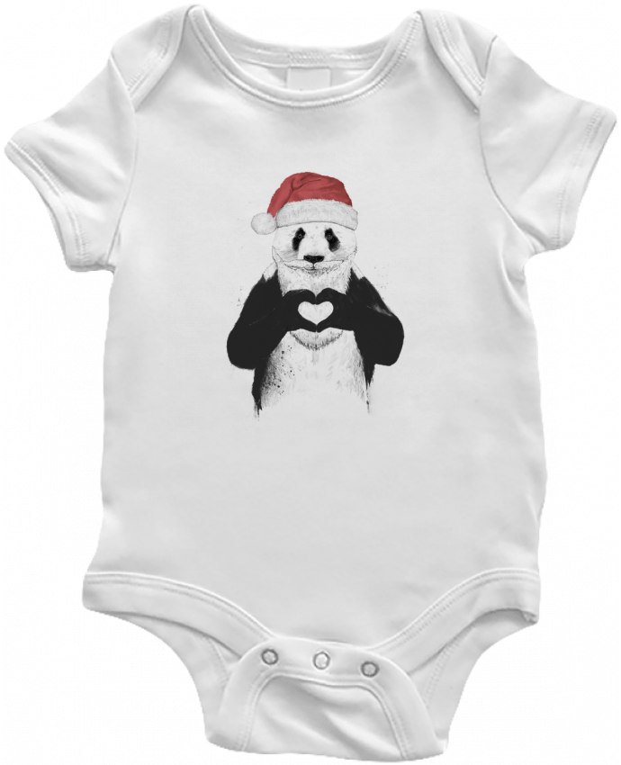 Body bébé Santa Panda par Balàzs Solti