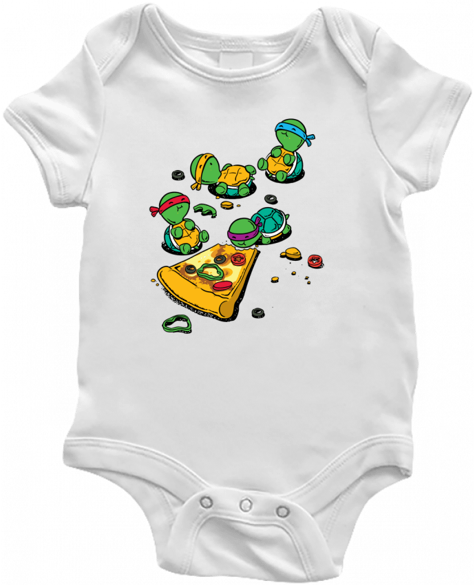 Body Bebé Pizza lover por flyingmouse365