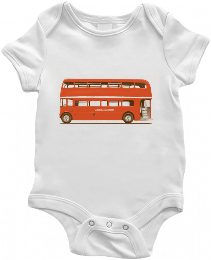 Body bébé Red London Bus par Florent Bodart