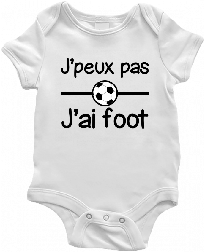 Body Bebé J'peux pas j'ai foot , football por Benichan