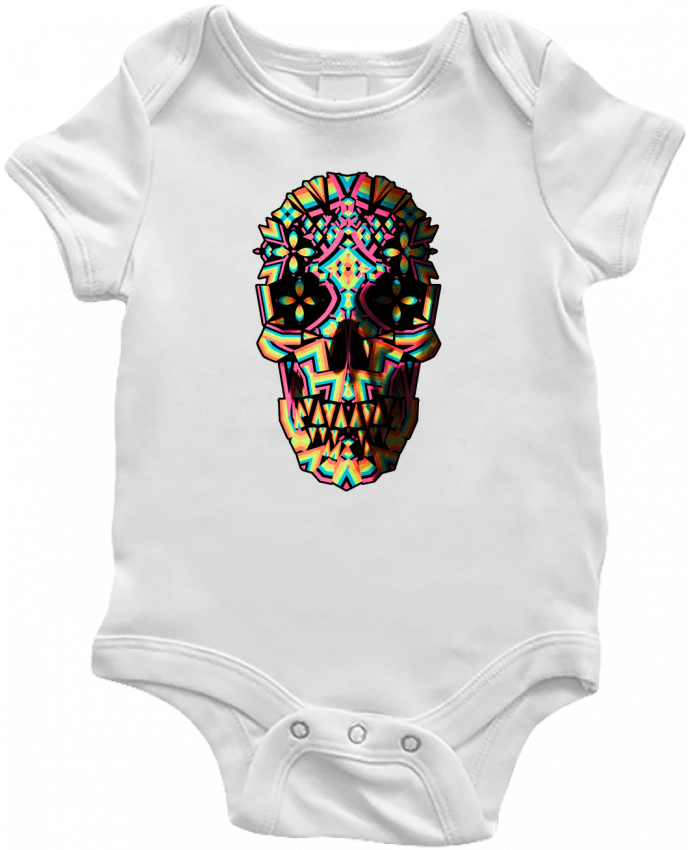 Body bébé Skull Geo par ali_gulec
