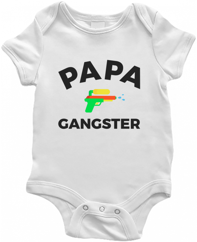 Body Bebé Papa Ganster por Ruuud
