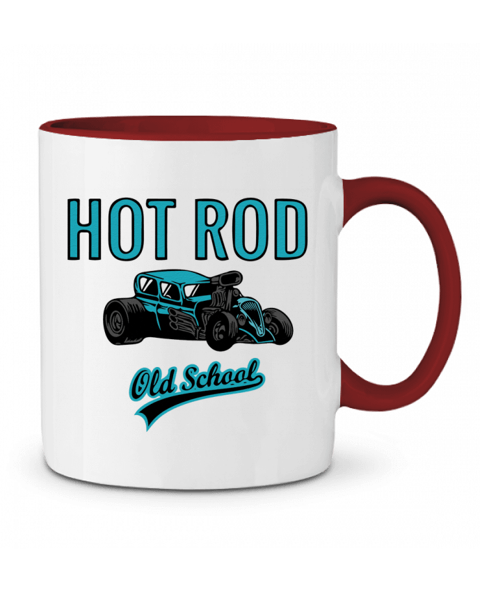 Mug bicolore Hold school David