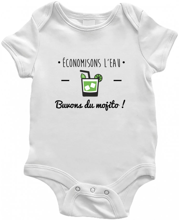 Baby Body Économisons l'eau, buvons du mojito ! Humour , alcool , citations by Benichan
