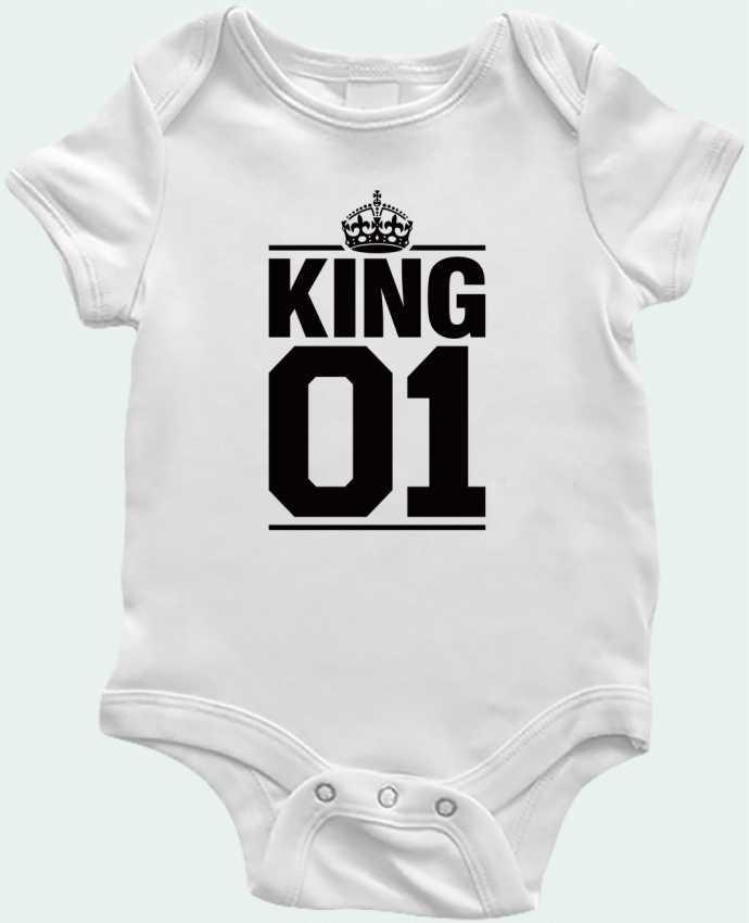 Body bébé King 01 par Freeyourshirt.com