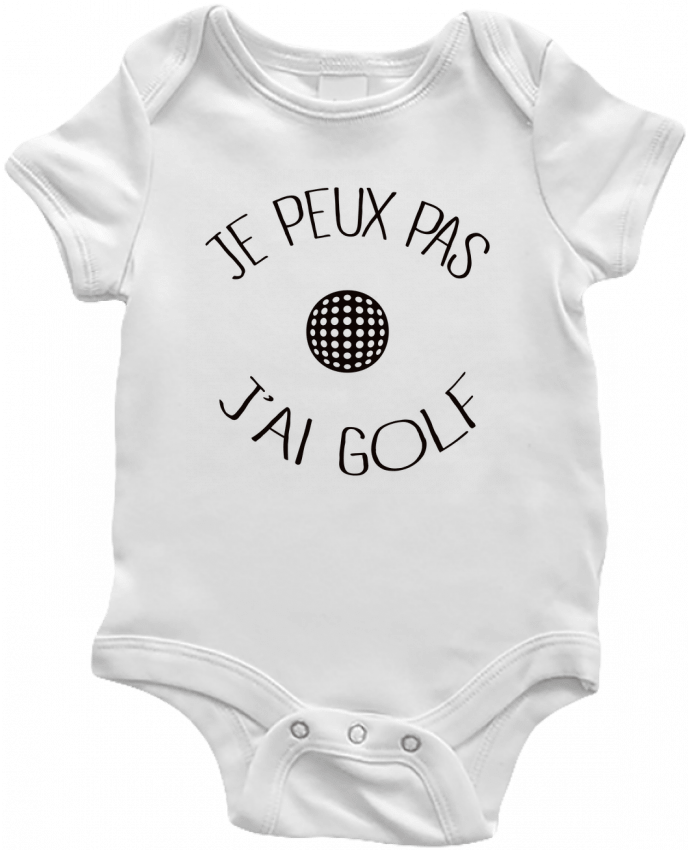 Baby Body Je peux pas j'ai golf by Freeyourshirt.com