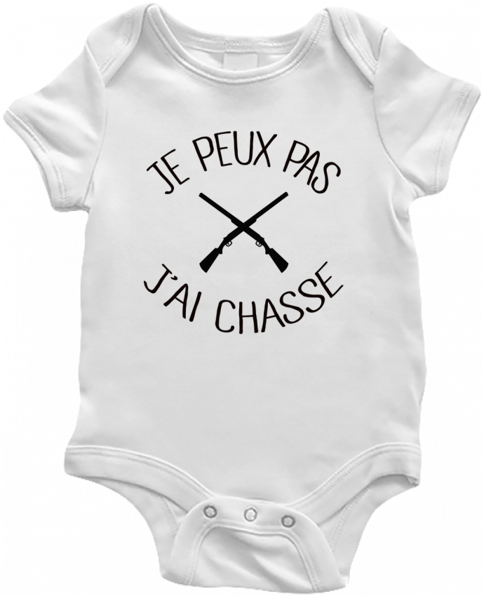 Baby Body Je peux pas j'ai chasse by Freeyourshirt.com