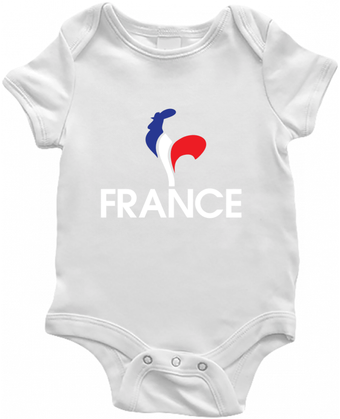 Body bébé France et Coq par Freeyourshirt.com