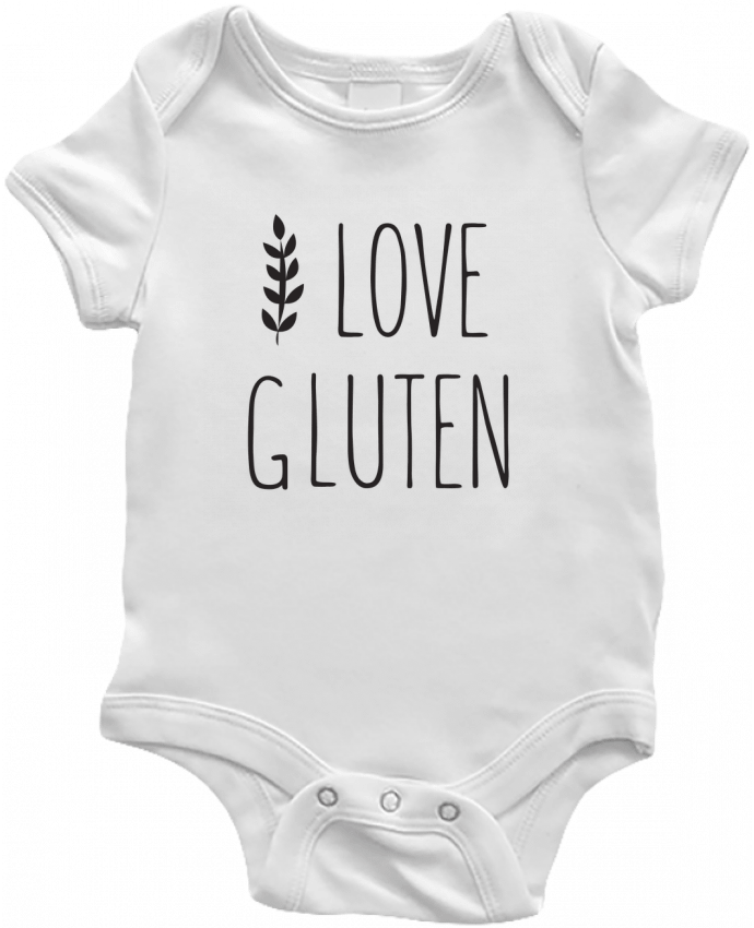 Body Bebé I love gluten by Ruuud por Ruuud