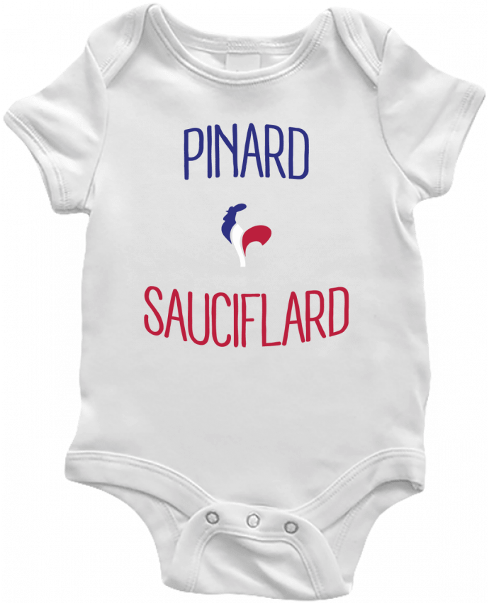 Body bébé Pinard Sauciflard par Freeyourshirt.com
