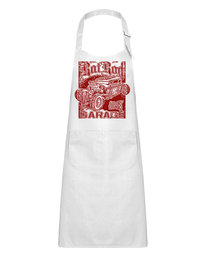 Tablier Enfant Hot rod garage par David