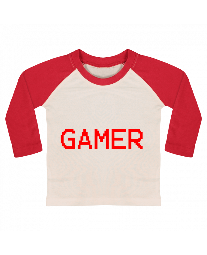 Tee-shirt Bébé Baseball ML GAMER par lisartistaya