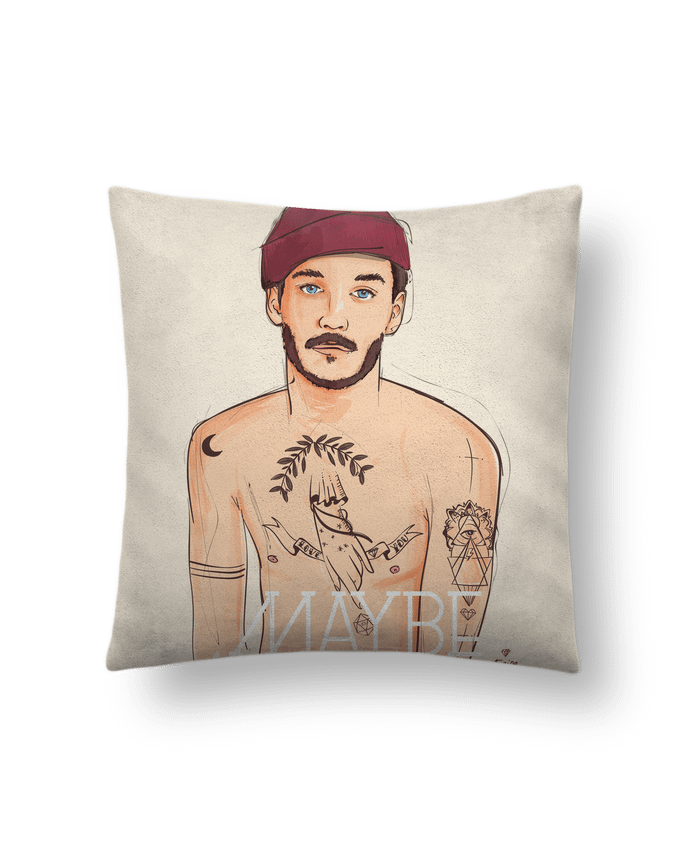 Cushion suede touch 45 x 45 cm Maybe by 13octobre