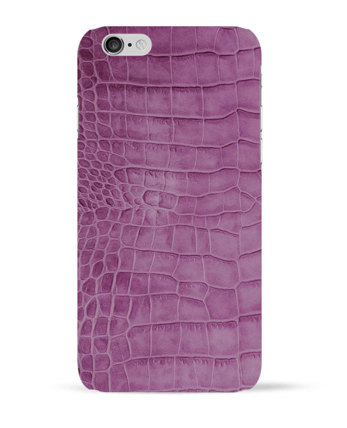 Coque iPhone 6 Cuir croco violet par Les Caprices de Filles