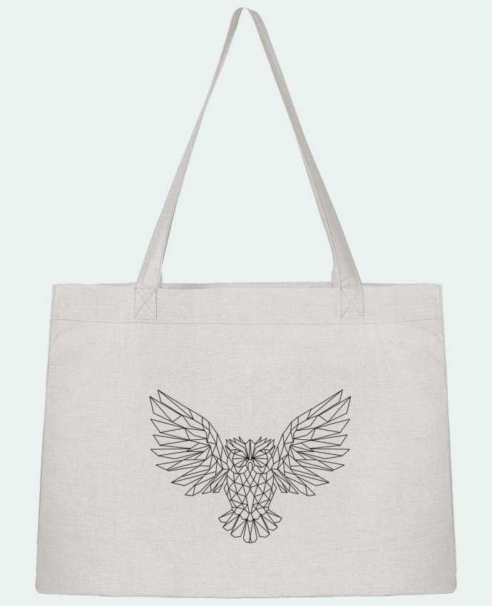 Shopping tote bag Stanley Stella Geometric Owl by Arielle Plnd