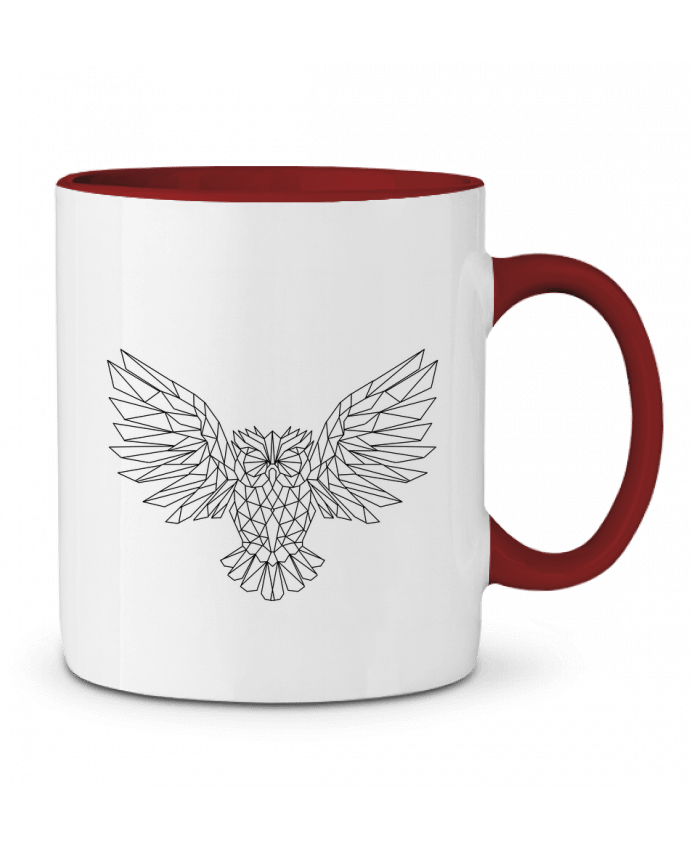 Taza Cerámica Bicolor Geometric Owl Arielle Plnd