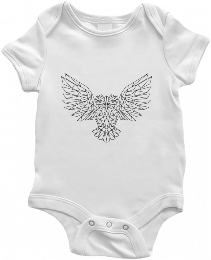 Baby Body Geometric Owl by Arielle Plnd