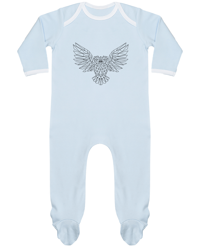 Body Pyjama Bébé Geometric Owl par Arielle Plnd