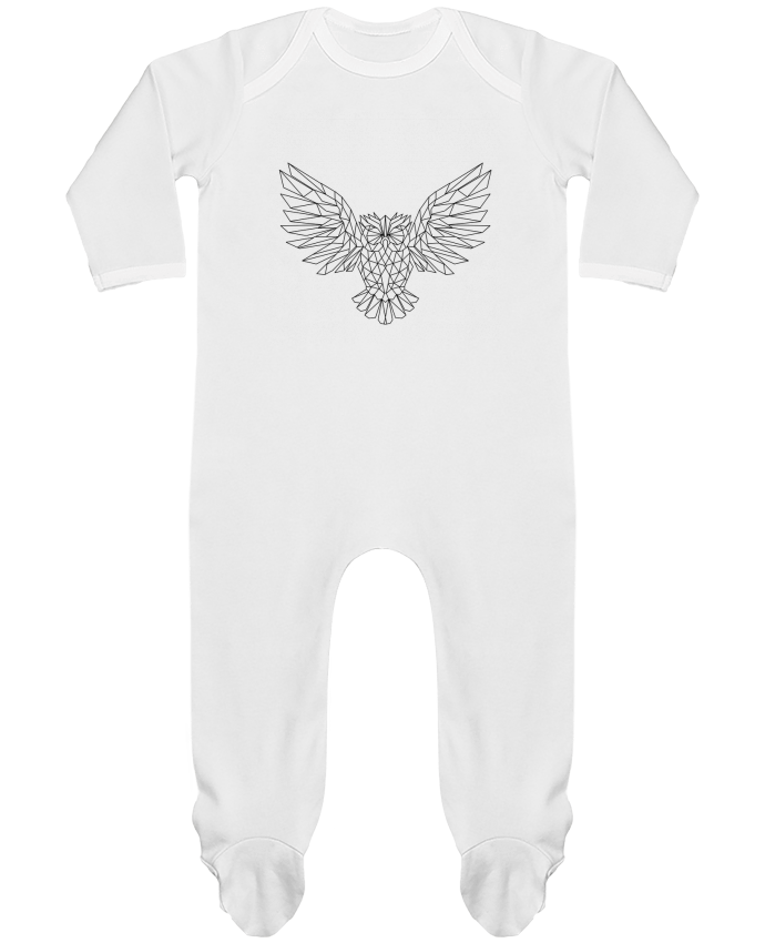 Body Pyjama Bébé Geometric Owl par Arielle Plnd